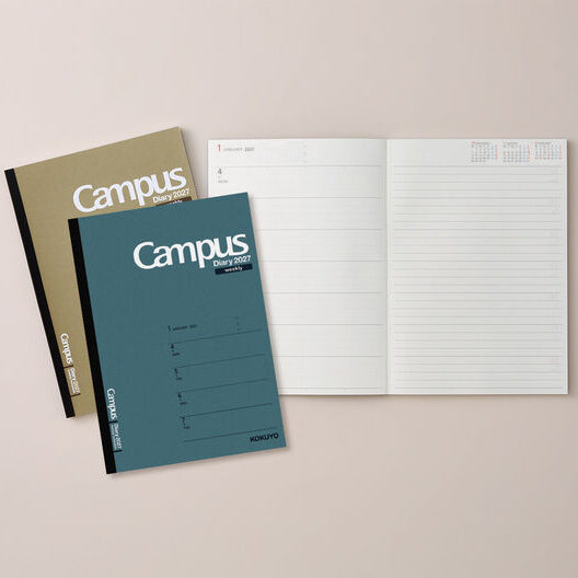 Kokuyo Campus 2027 Weekly Horizontal Diary - A5