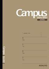 Kokuyo Campus 2027 Weekly Horizontal Diary - B5