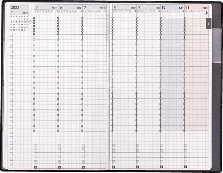 Kokuyo Jibun Techo Biz 2027 Mini B6 Slim Planner