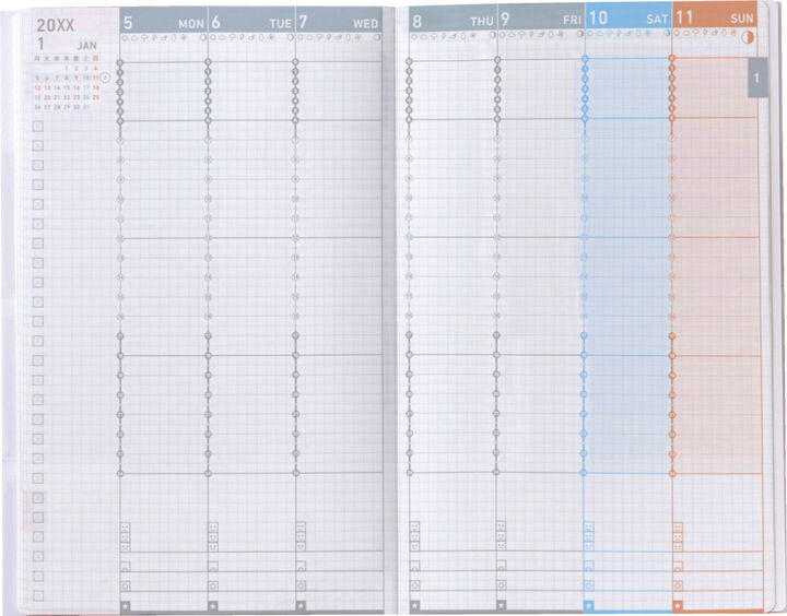 Kokuyo Jibun Techo 2027 Diary A5 Slim