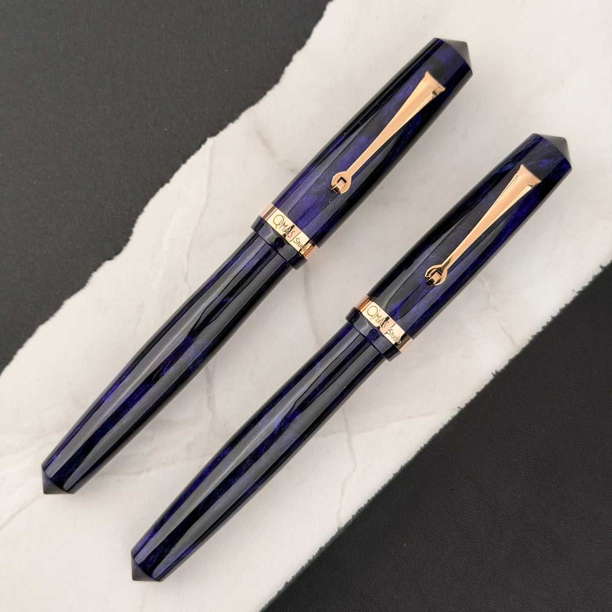 Omas Studio Fountain Pen - Ametista Profundo