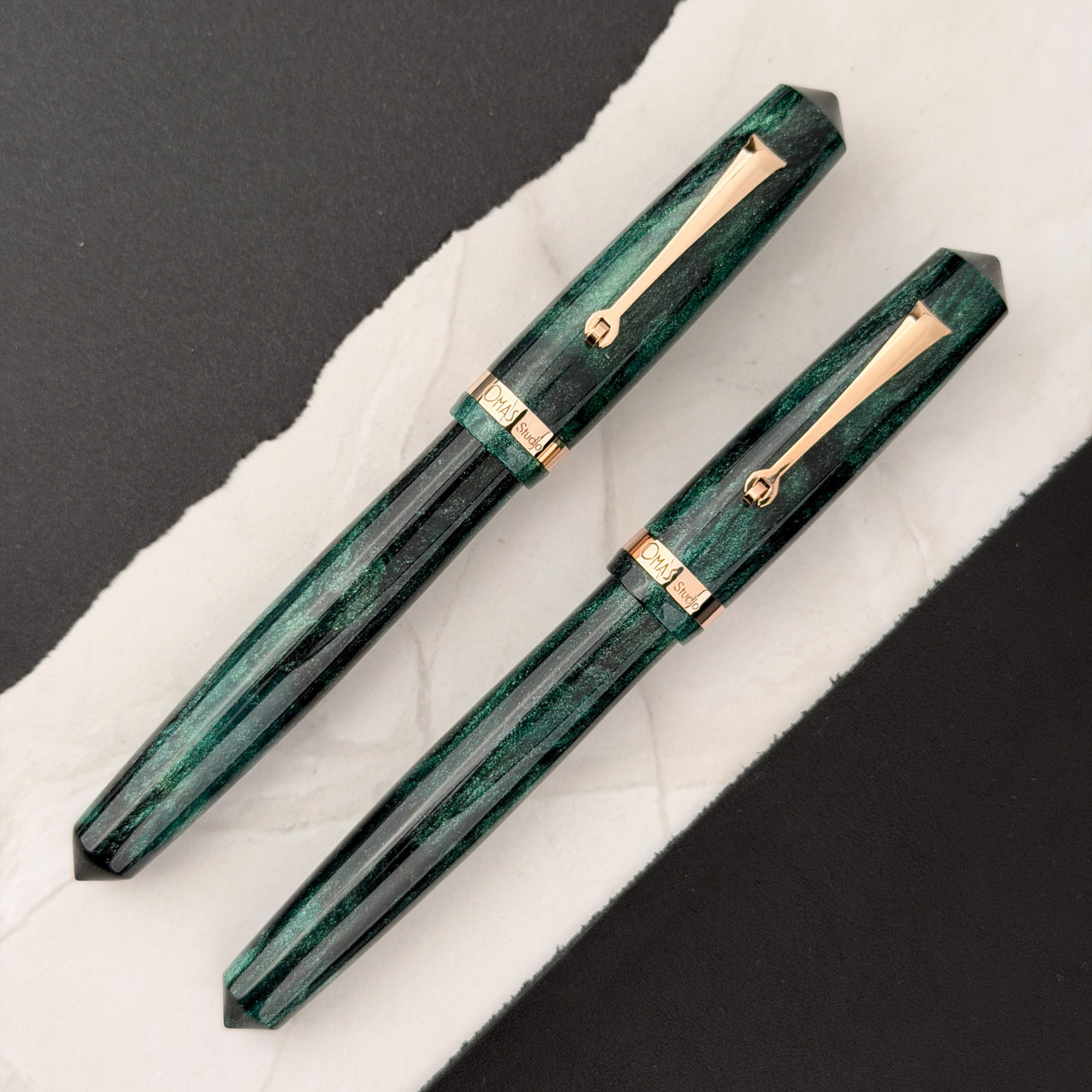 Omas Studio Fountain Pen - Smeraldo Elegante