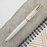 Parker IM Premium Rollerball Pen - Pearl Lacquer & Gold Trim