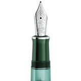 Pelikan M815 Metal Striped Green fountain pen nib
