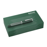 Pelikan M815 Metal Striped Green fountain pen gift box