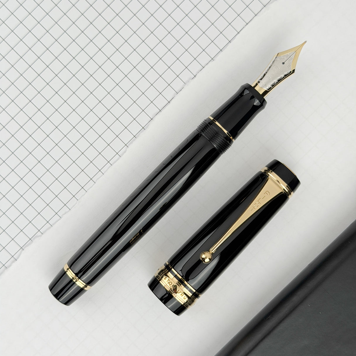 Pilot Custom Urushi Fountain Pen - Black
