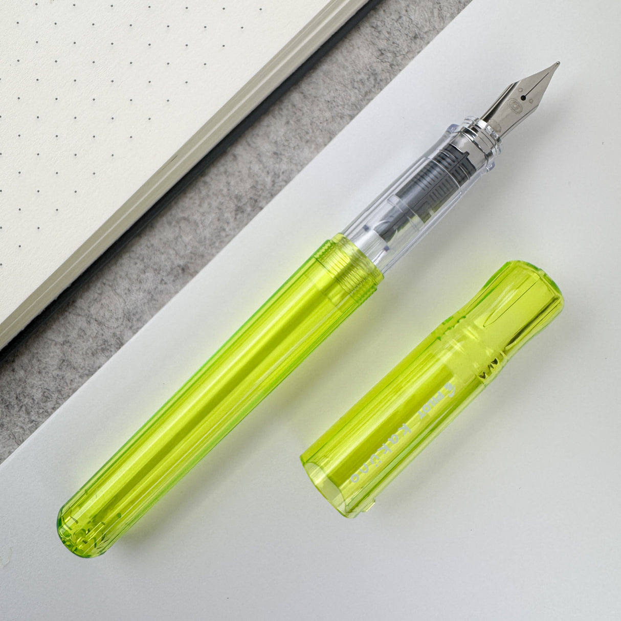 Pilot Kakuno Fountain Pen - Translucent Green