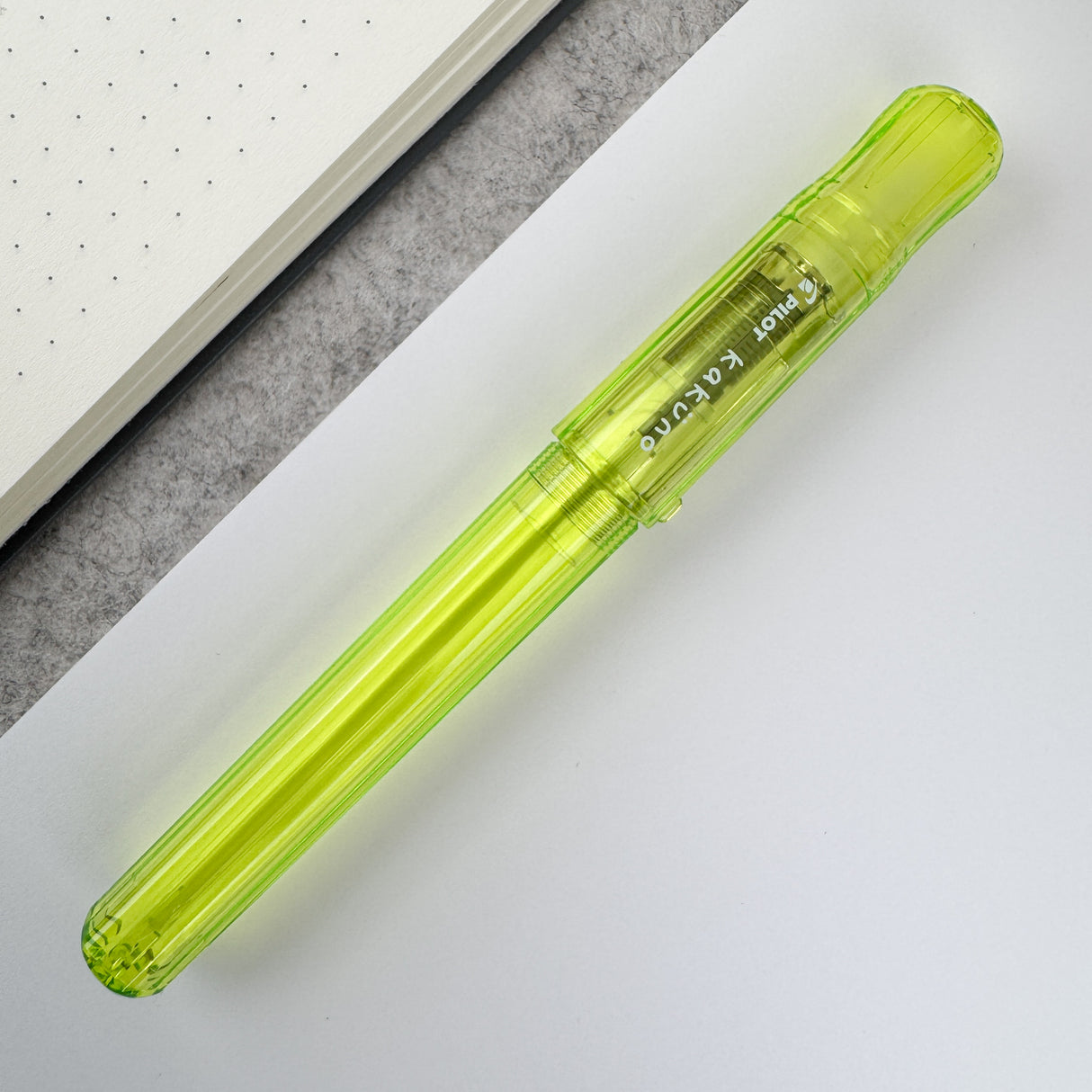 Pilot Kakuno Fountain Pen - Translucent Green