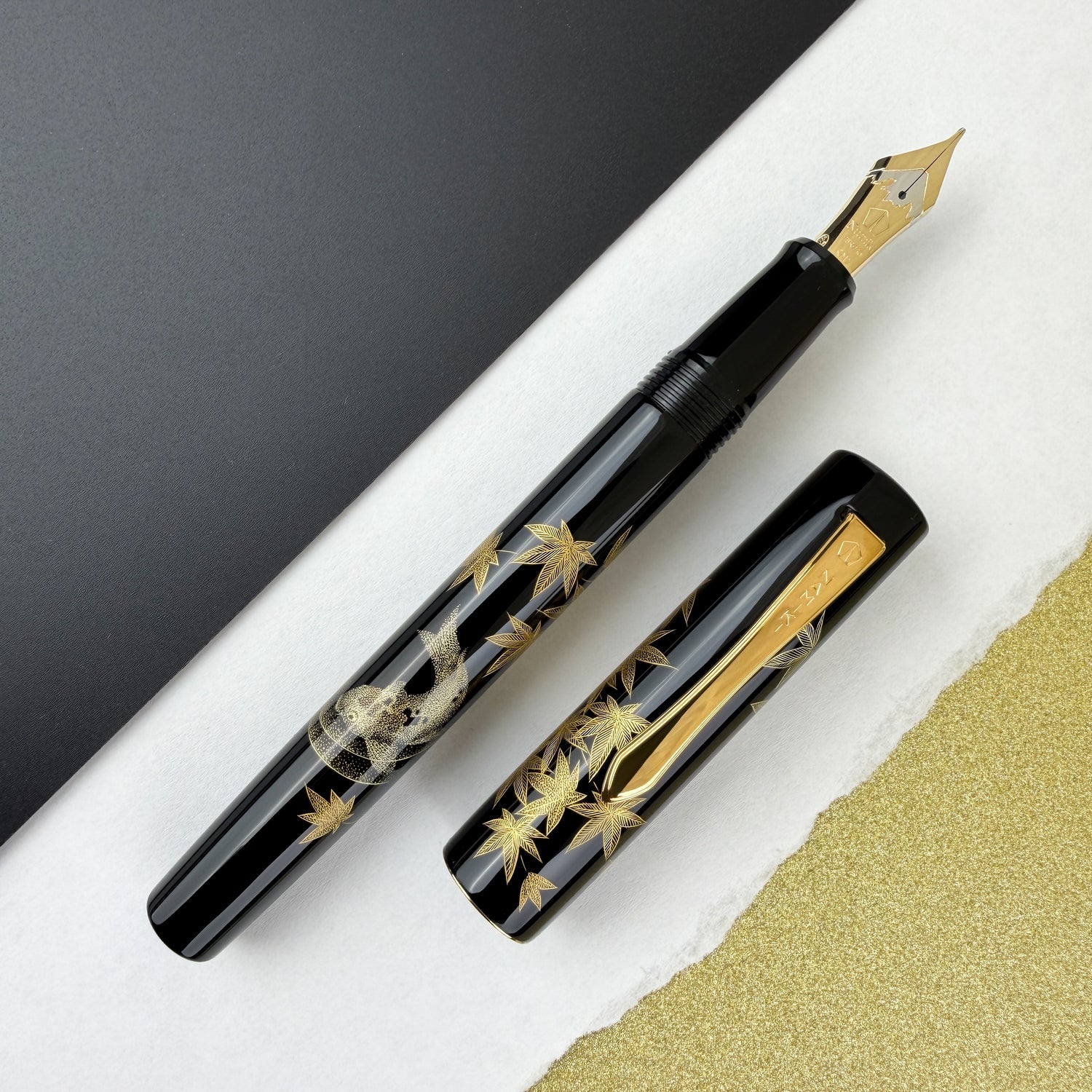Namiki Chinkin Fountain Pen - Kinshu Beauty of Autumn Leaves