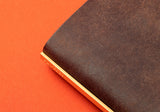 Plotter Pueblo 5-Ring Leather Binder - Mini 5 Size - Brown