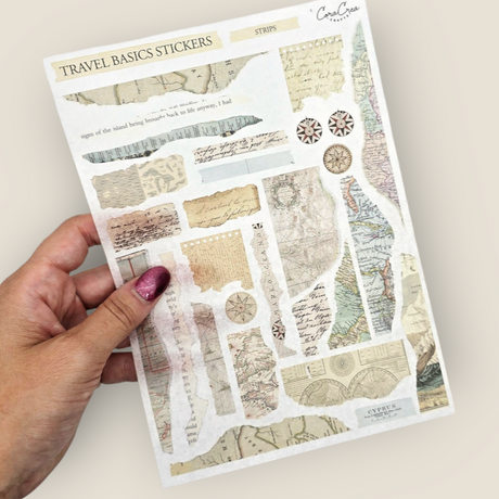 Atlas Stationers - CoraCreaCrafts Travel Basic Stickers - Stickers - Image 3