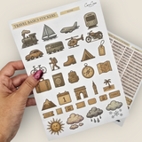 Atlas Stationers - CoraCreaCrafts Travel Basic Stickers - Stickers - Image 2