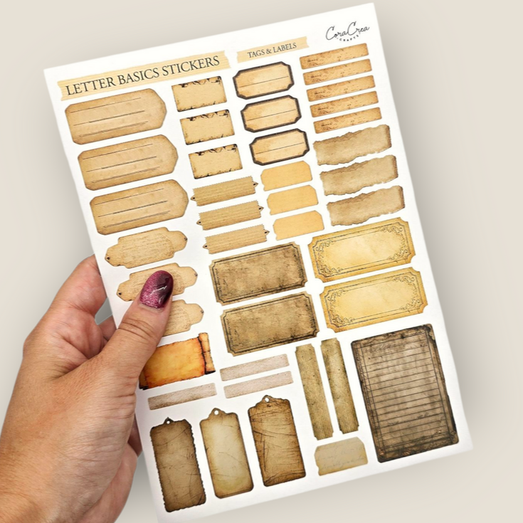 Atlas Stationers - CoraCreaCrafts Letter Basic Stickers - Stickers - Image 8