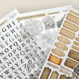 Atlas Stationers - CoraCreaCrafts Letter Basic Stickers - Stickers - Image 5