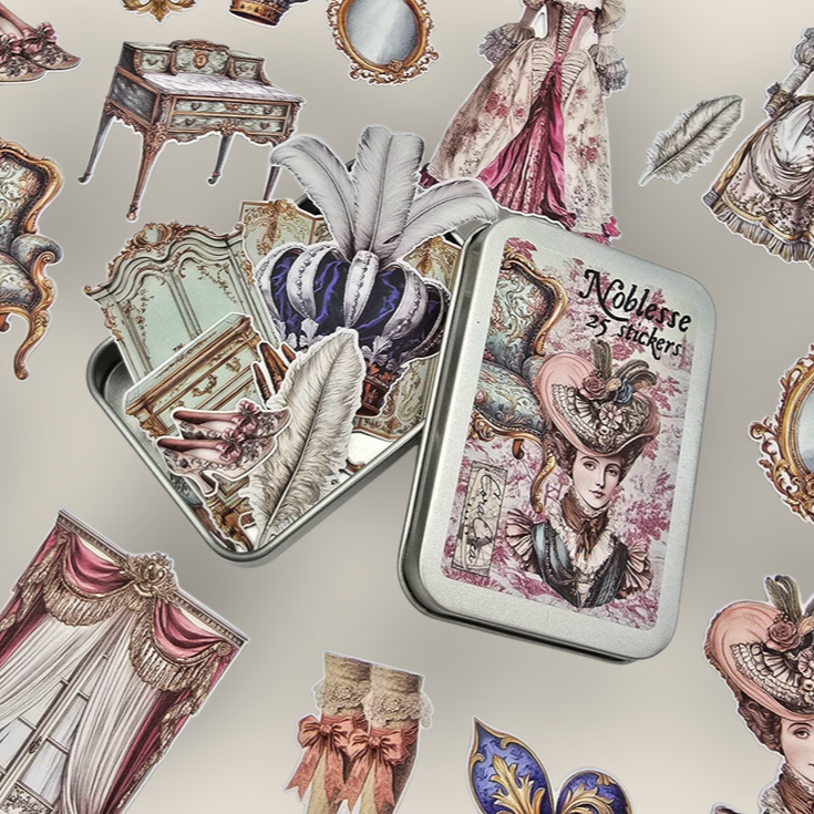 Atlas Stationers - CoraCreaCrafts Sticker Box - Noblesse - Stickers - Image 2