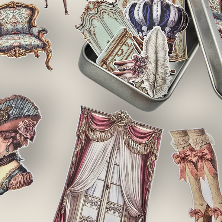 Atlas Stationers - CoraCreaCrafts Sticker Box - Noblesse - Stickers - Image 3
