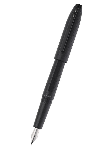 Prism Obsidian Black Fountain Pen - top view