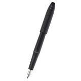 Prism Obsidian Black Fountain Pen - detail view