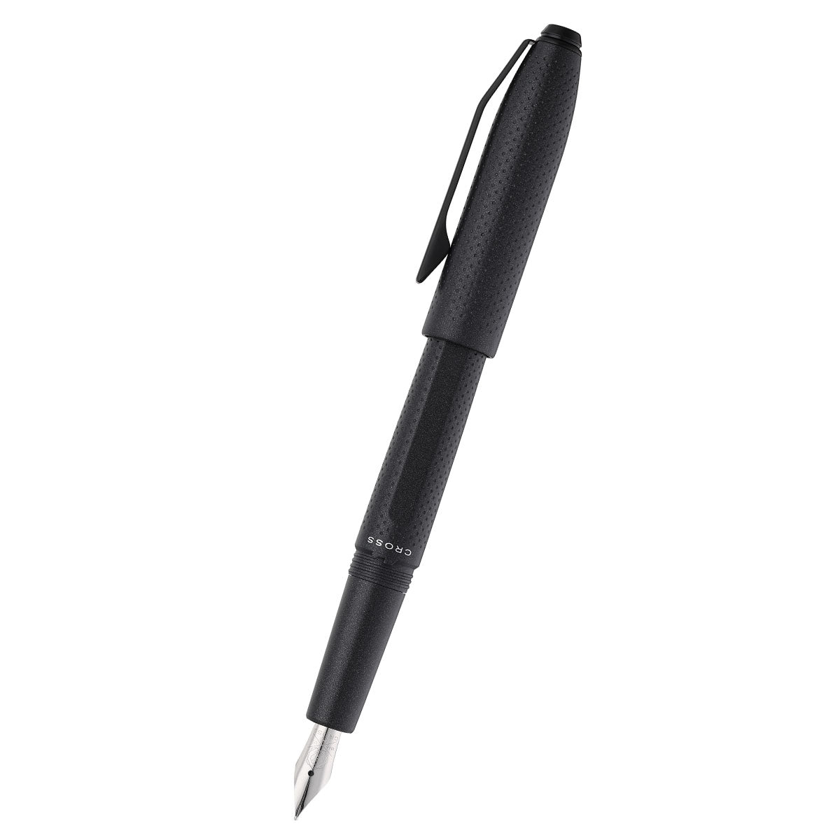 Prism Obsidian Black Fountain Pen - side view