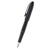 Prism Obsidian Black Fountain Pen - side view