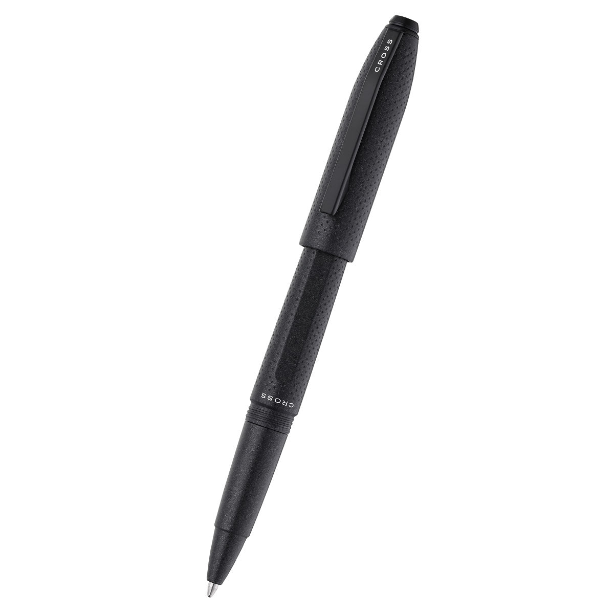 Prism Obsidian Black Rollerball Pen - detail view