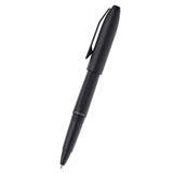 Prism Obsidian Black Rollerball Pen - side view