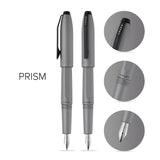 Prism Graphite Fountain Pen - info graphic