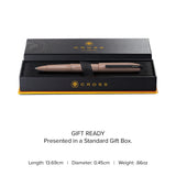 Prism Mocha Rollerball Pen - gift box and specs