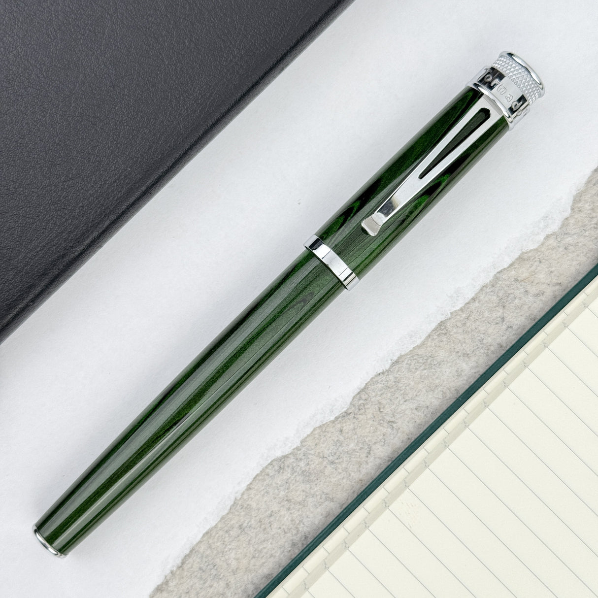 Retro 51 Green Ebonite Fountain Pen
