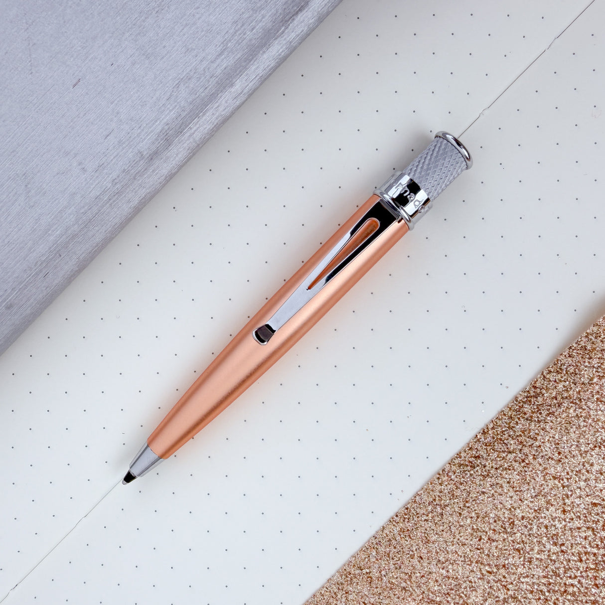 Retro 51 Tornado Elite Ballpoint Pen - Copper