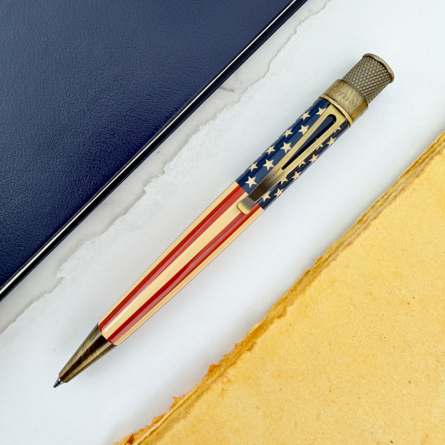 Retro 51 Tornado Vintage Metalsmith Rollerball Pen - Tribute 250 Flag