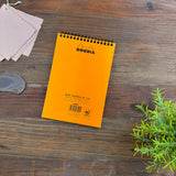 Rhodia Wirebound Notepad - Lined 80 sheets - 6 x 8 1/4
