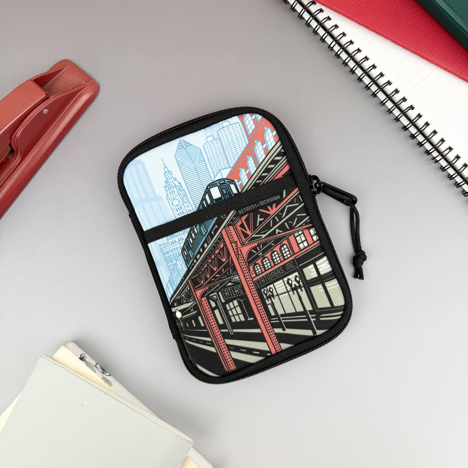 Rickshaw Bagworks Fillmore 6-Pen Case - Loop Lines (Atlas Exclusive)