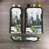 Rickshaw Bagworks 3-Pen Long Coozy - City Views (Atlas Exclusive)