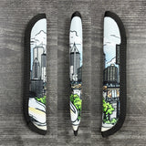 Rickshaw Bagworks Single Pen Sleeve - City Views (Atlas Stationers)