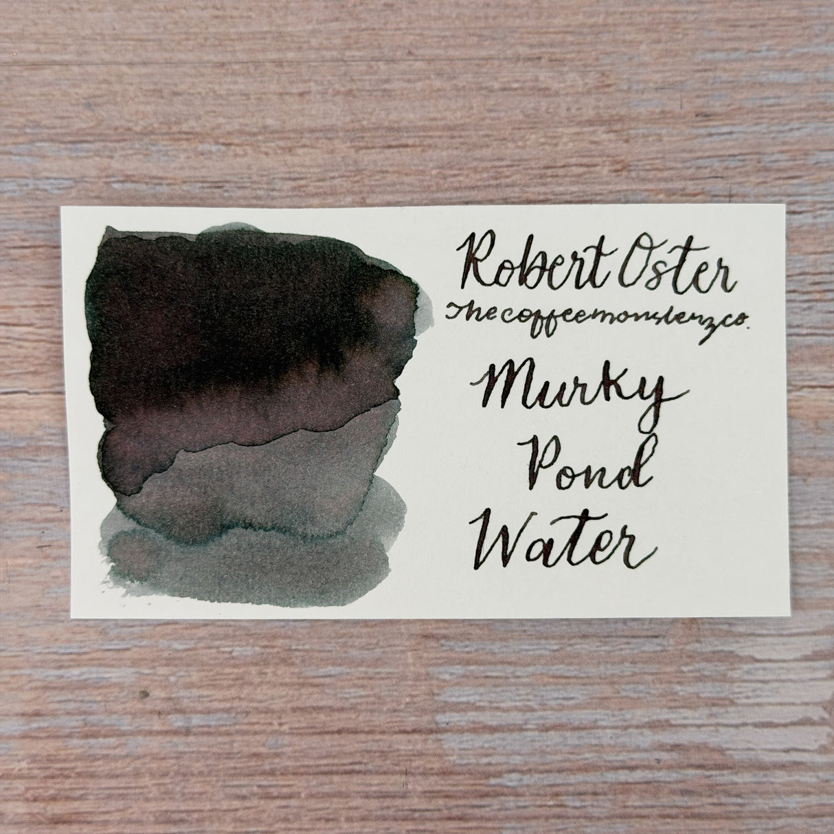 TheCoffeeMonsterzCo x Robert Oster Murky Pond Water - 50ml Bottled Ink (TheCoffeeMonsterzCo Exclusive)