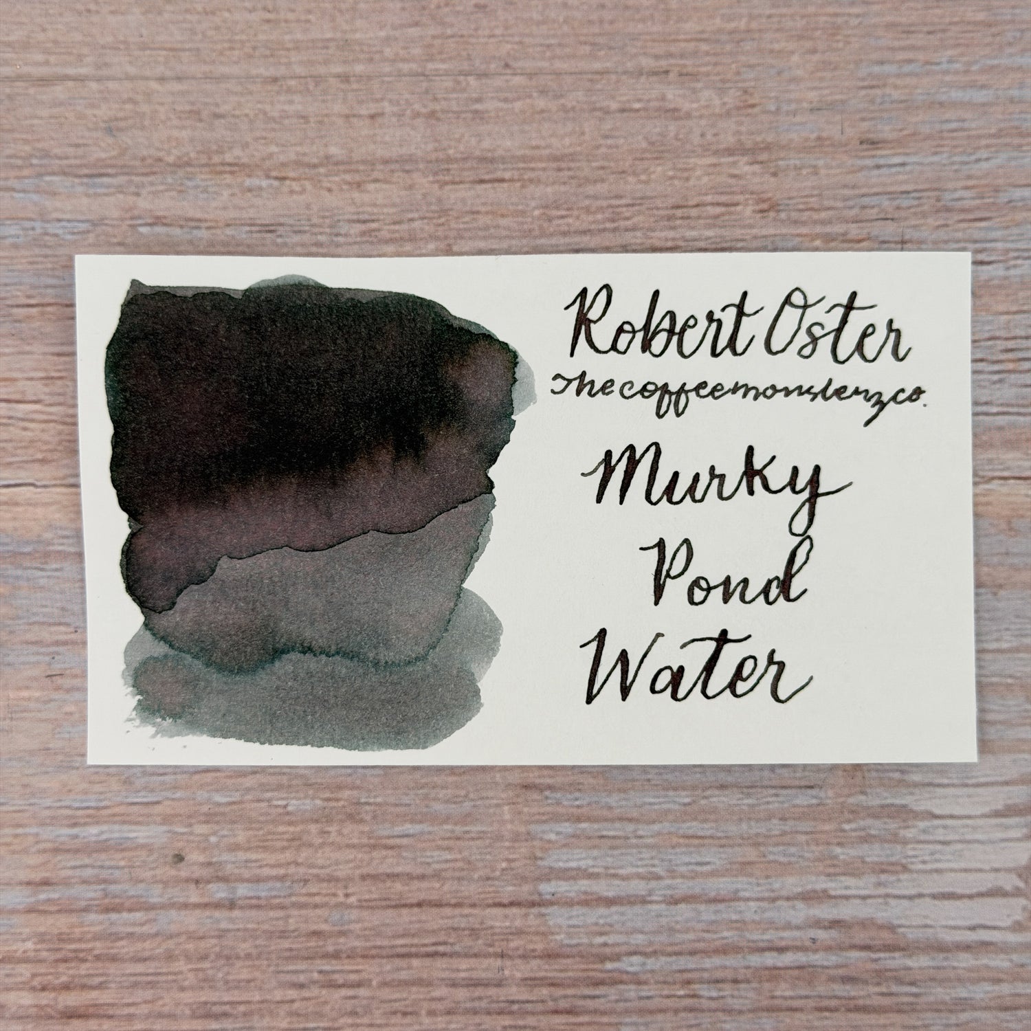 TheCoffeeMonsterzCo x Robert Oster Murky Pond Water - 50ml Bottled Ink (TheCoffeeMonsterzCo Exclusive)