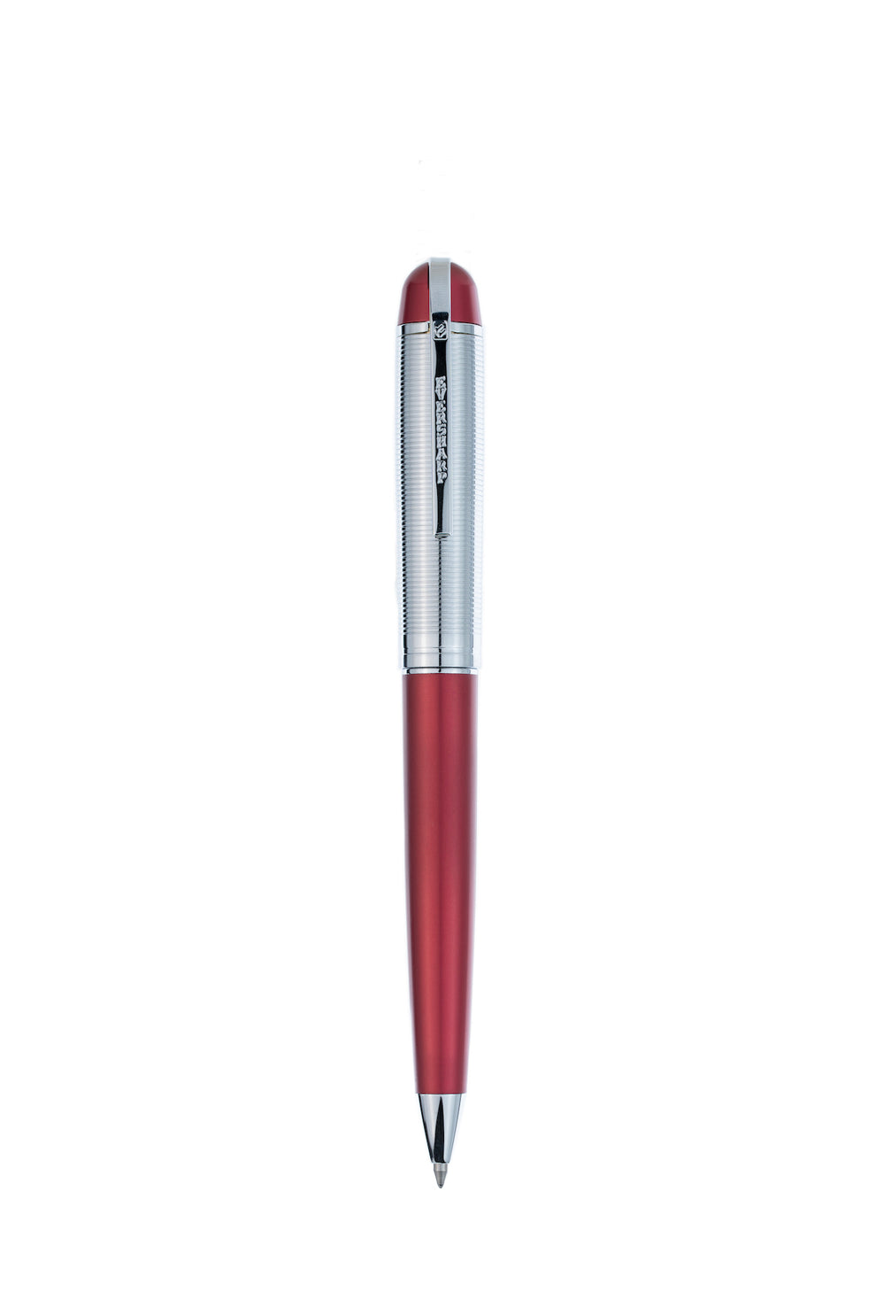 Wahl Eversharp Skyline Ballpoint Pen - Red w/Silver Trim
