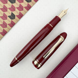 Sailor 1911L 14K Gold Trim Fountain Pen - Pearl Red