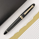 Sailor 1911 Casual L Basis Gold Trim Fountain Pen - Muted Black