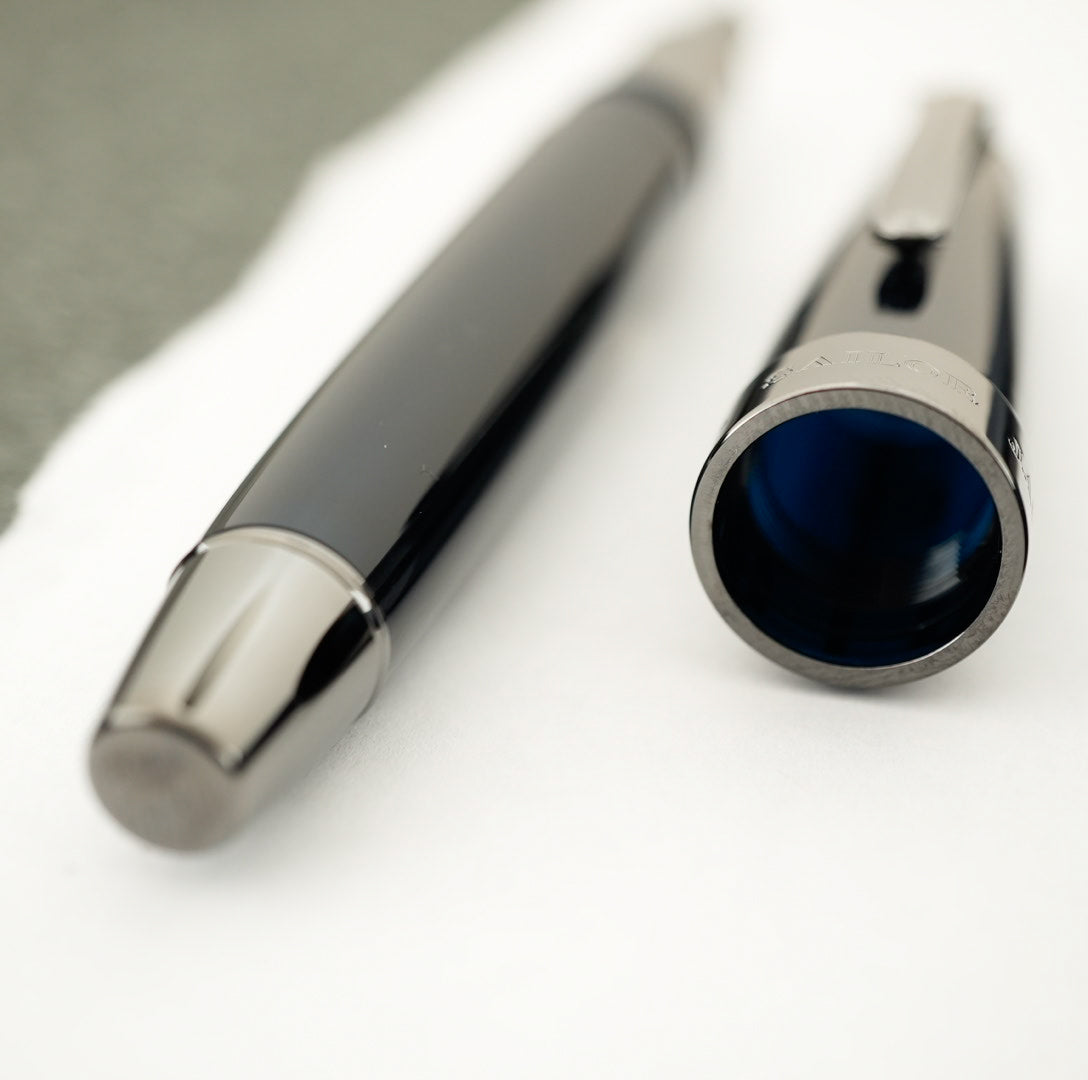 The Sailor Pro Gear Anchor Fountain Pen - Blue Dawn w/ Black Trim
