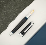 The Sailor Pro Gear Anchor Fountain Pen - Blue Dawn w/ Silver Trim