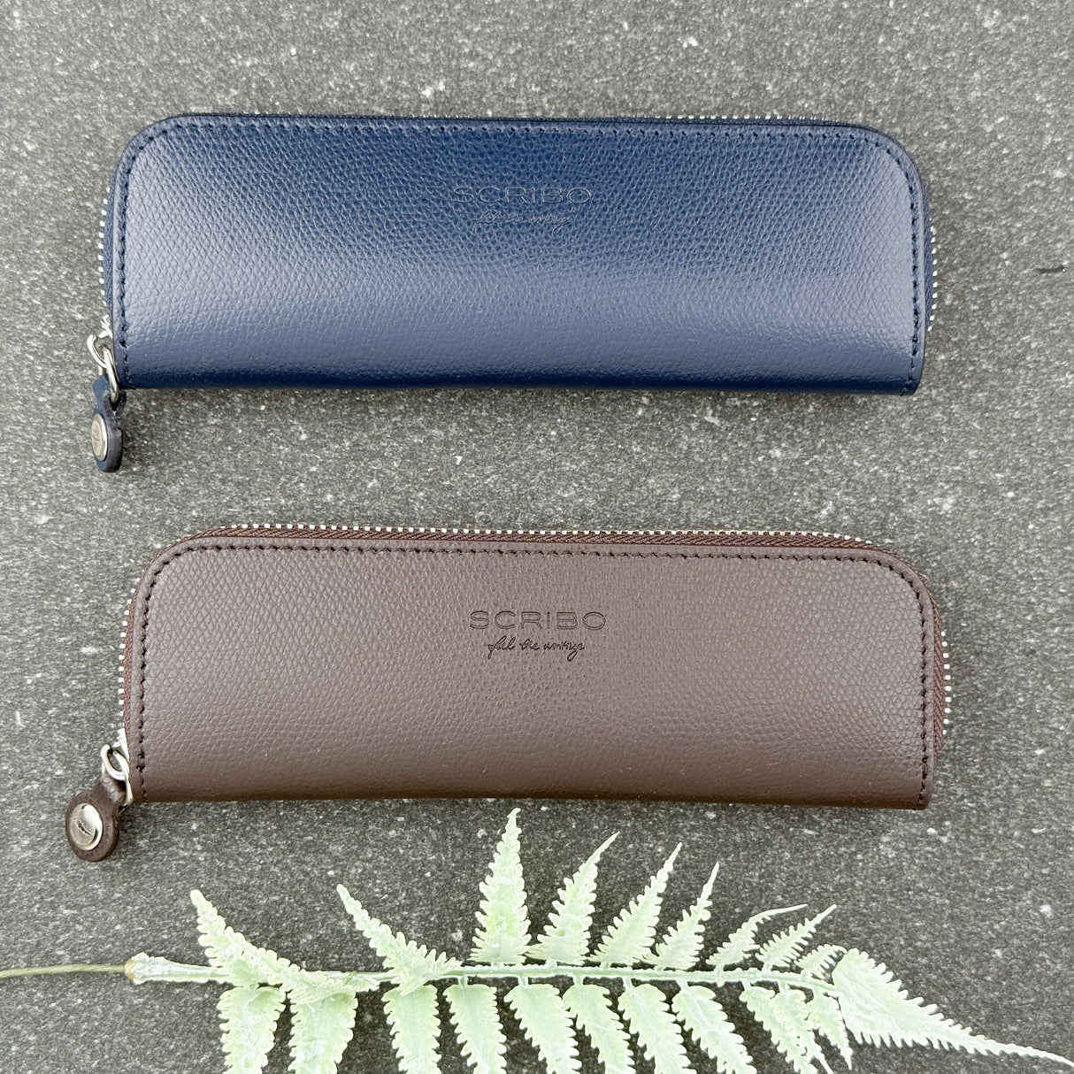 Scribo Astoz Double Leather Pen Pouch