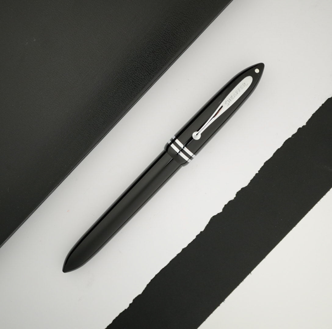 Sheaffer Balance III Fountain Pen - Black w/ Chrome Trim