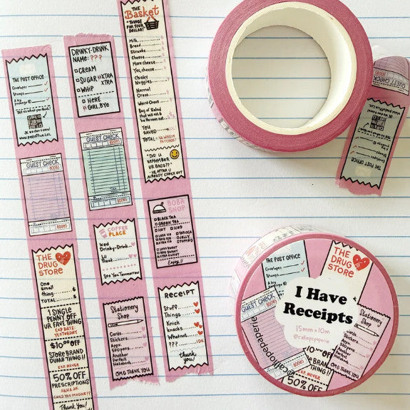 I Have Receipts Regular Washi Tape - Stationery Store Day (2026)