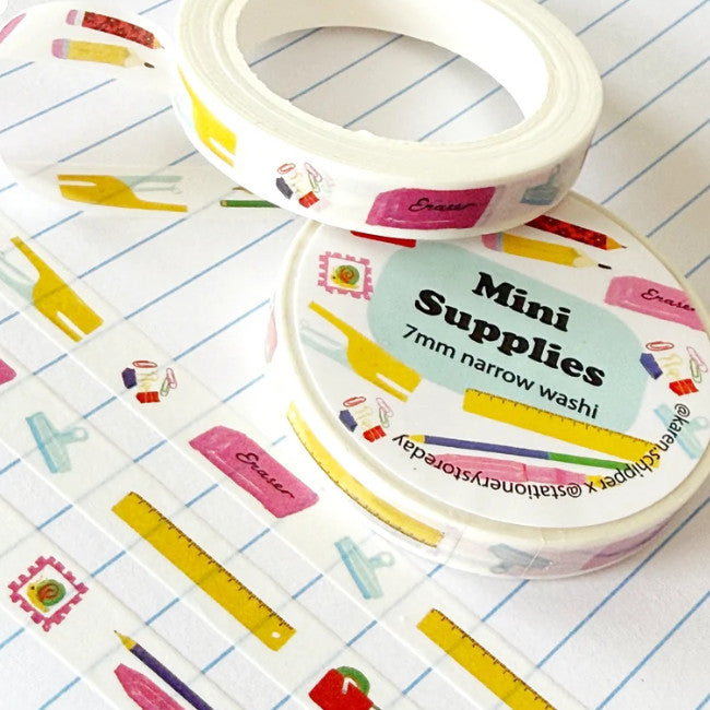 Mini Supplies Narrow Washi Tape - Stationery Store Day (2026)
