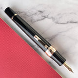 Stipula Da Vinci Capless Fountain Pen - Mars Black w/ Rose Gold
