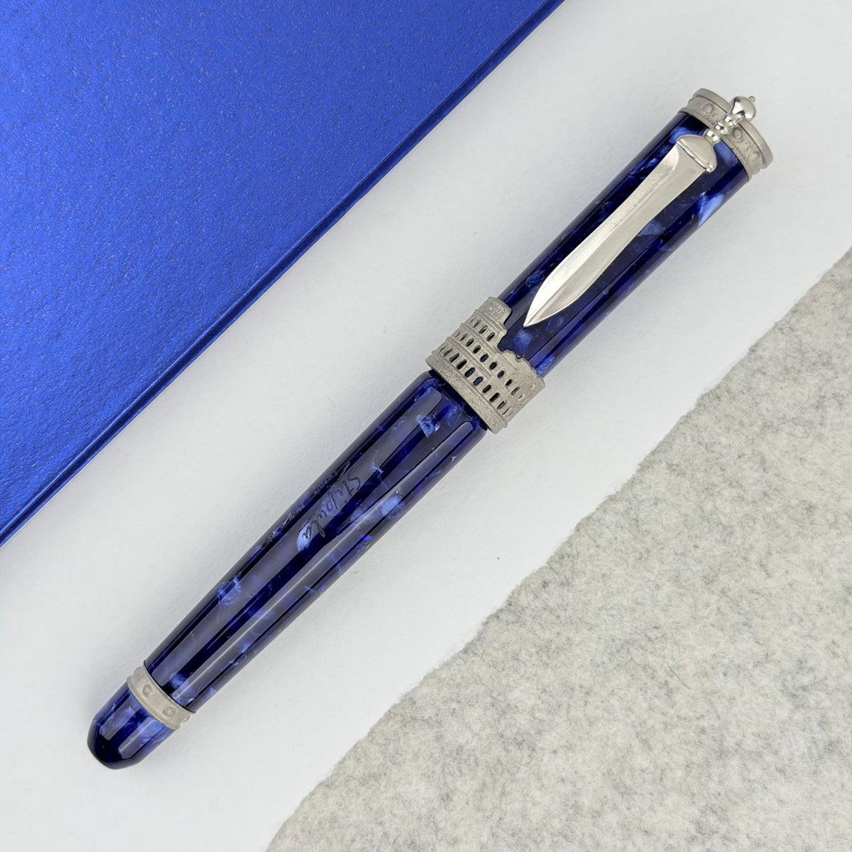 Stipula Gladiator Fountain Pen - Cuma Blue