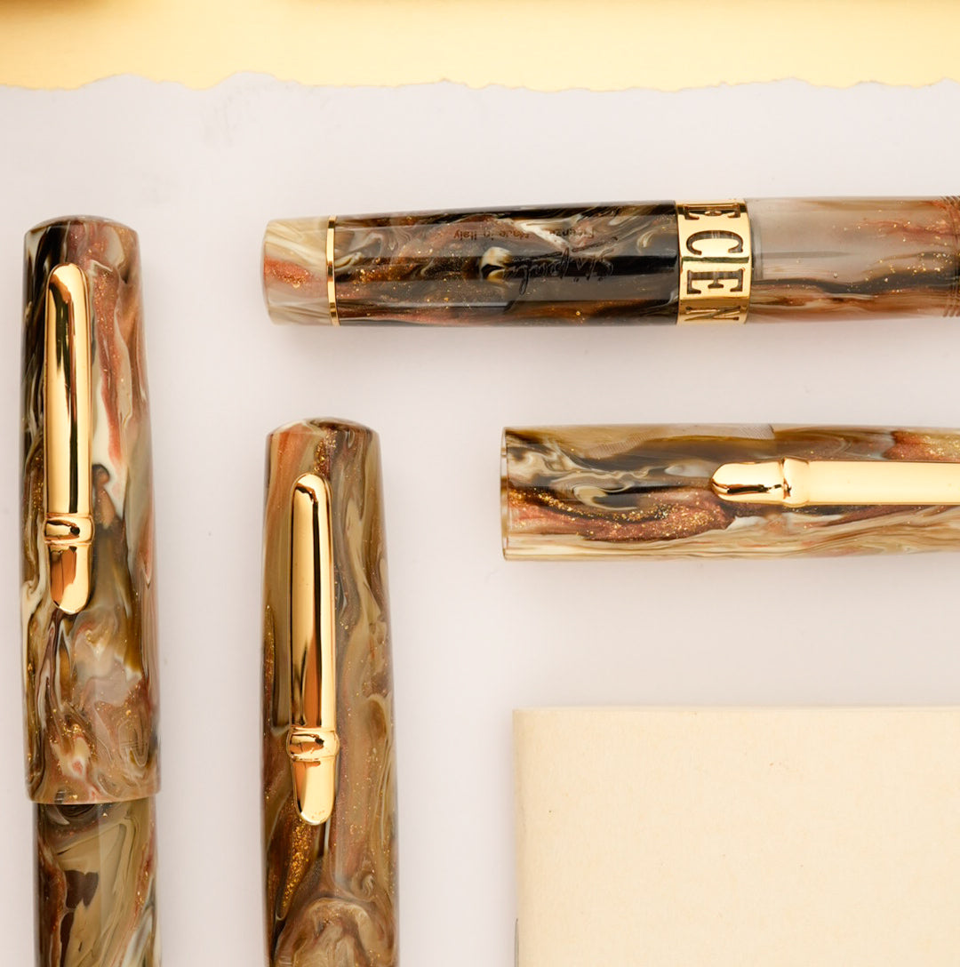 Stipula Novecento Fountain Pen - Mocha Mousse (Atlas Exclusive)