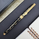 S.T. Dupont Fender Line D Large Fountain Pen - Black